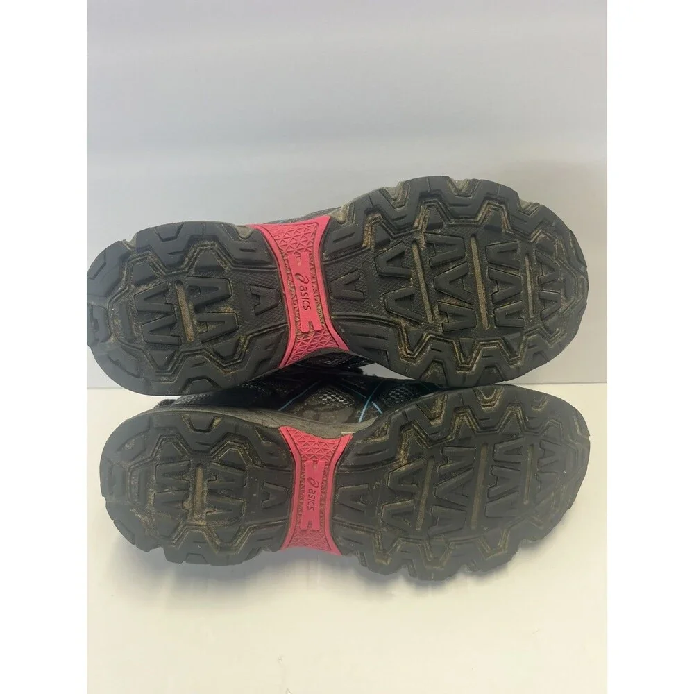 Asics Gel Venture 6 Womens 7.5 Gray Blue Running Hiking Trail Shoes T7G6Q